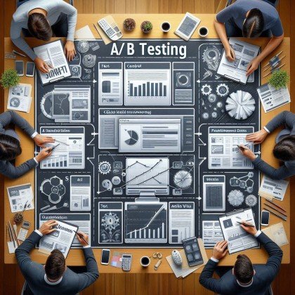 Collaborative process with client invovlement for AB testing