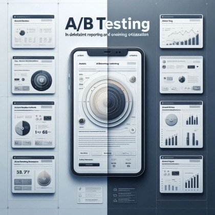 In depth reporting and ongoing optimization for AB testing